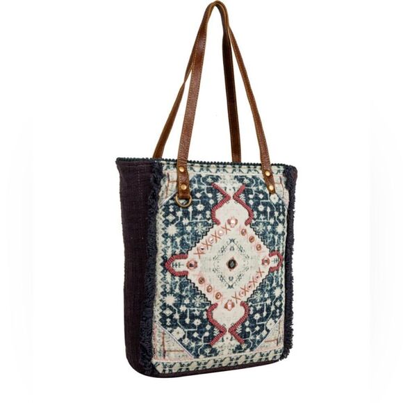 Myra Homestyle Warmth Embroidered Tote Bag - Picture 6 of 9